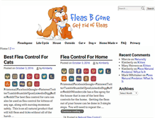 Tablet Screenshot of fleasbgone.org
